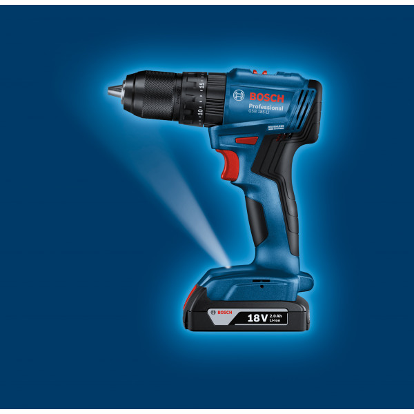 Шуруповерт Аккумуляторный ударная дрель-шуруповерт Bosch Professional GSB 185-LI