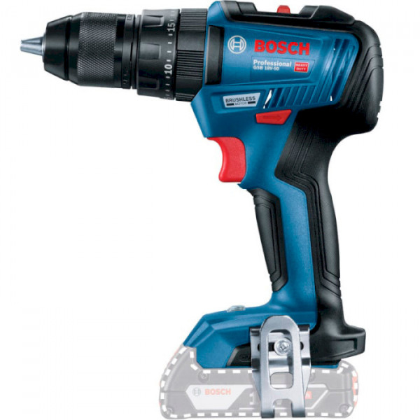 Шуруповерт Аккумуляторный ударная дрель-шуруповерт Bosch Professional GSB 18 V-50