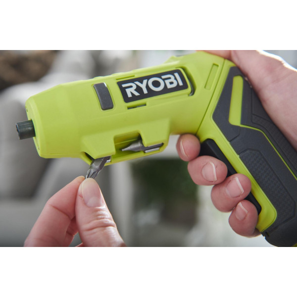 Шуруповерт Аккумуляторная отвертка Ryobi USB Lithium RSDP4-120G