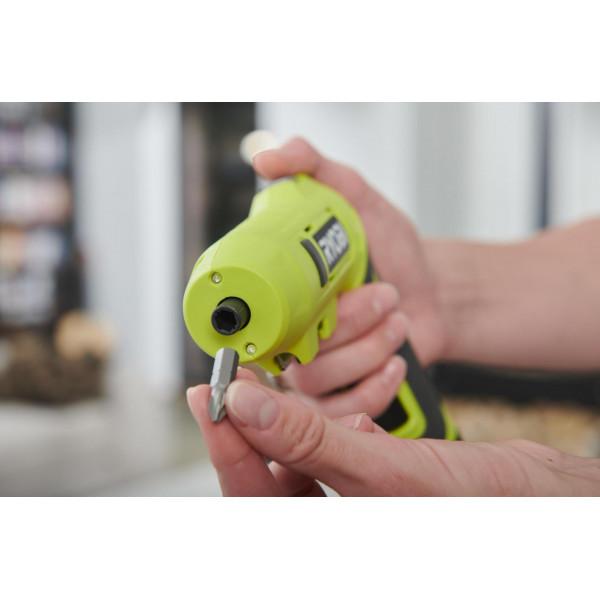 Шуруповерт Аккумуляторная отвертка Ryobi USB Lithium RSDP4-120G