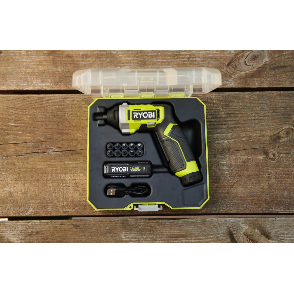 Шуруповерт Аккумуляторная отвертка Ryobi USB Lithium RSD4-120T