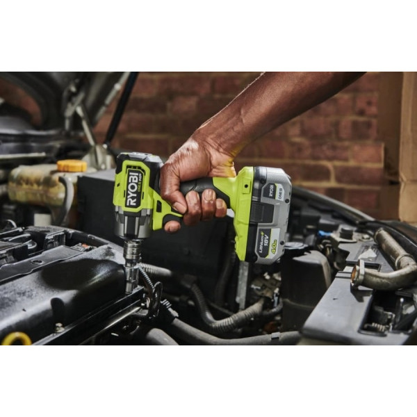 Шуруповерт Аккумуляторный ударный гайковерт Ryobi ONE+ HP RIW18C-0