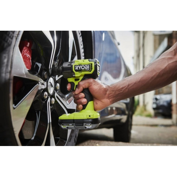 Шуруповерт Аккумуляторный ударный гайковерт Ryobi ONE+ HP RIW18C-0