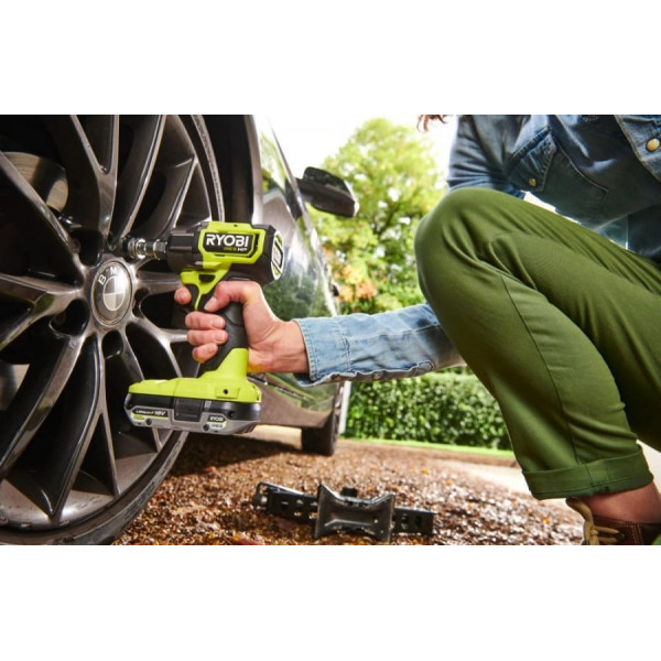 Шуруповерт Аккумуляторный ударный гайковерт Ryobi ONE+ HP RIW18C-0