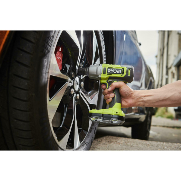 Шуруповерт Акумуляторний ударний гайковерт Ryobi ONE+ RIW18-1C20SA3