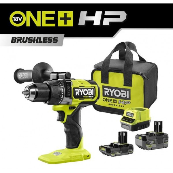 Шуруповерт Аккумуляторный ударная дрель-шуруповерт Ryobi ONE+ HP RPD18X-242S