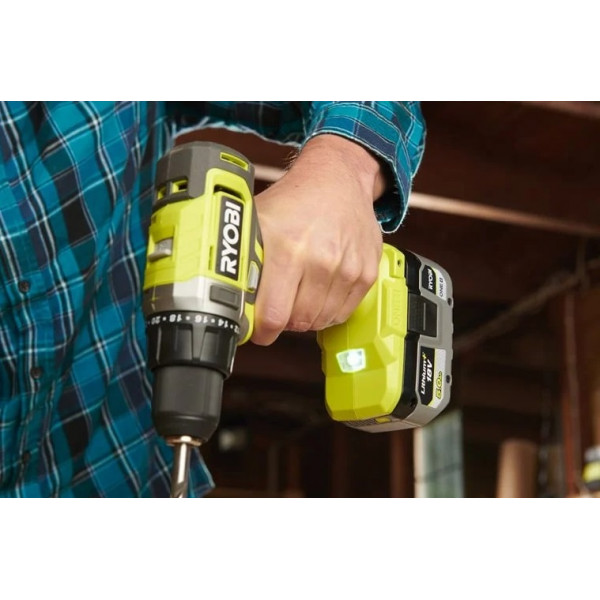 Шуруповерт Аккумуляторный дрель-шуруповерт Ryobi ONE+ RDD18-2C415S