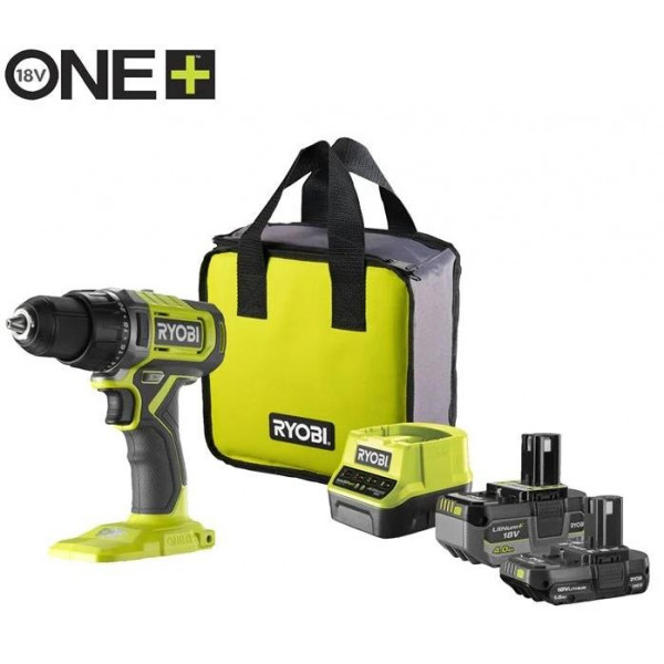 Шуруповерт Аккумуляторный дрель-шуруповерт Ryobi ONE+ RDD18-2C415S
