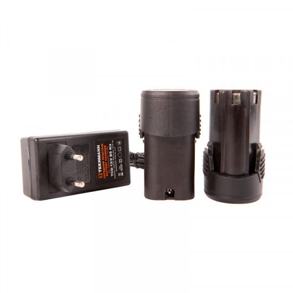 Шуруповерт Аккумуляторный дрель-шуруповерт Tekhmann TCD-12/2 BS Kit