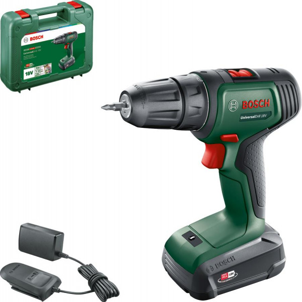 Шуруповерт Аккумуляторный дрель-шуруповерт Bosch UniversalDrill 18V