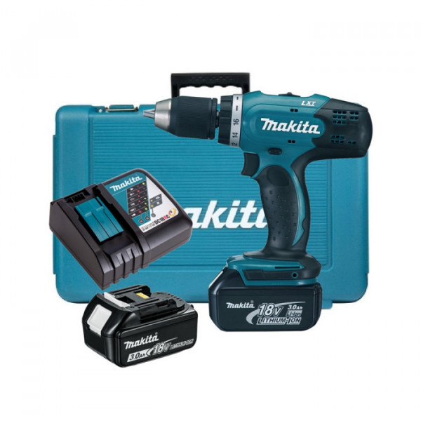 Шуруповерт Аккумуляторный дрель-шуруповерт Makita DDF453RFE 18B 2х3А·год