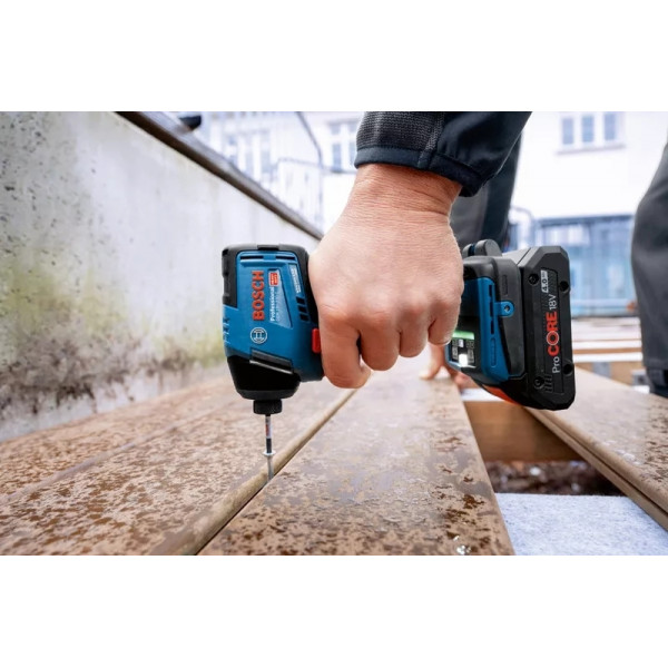 Шуруповерт Акумуляторний ударний гвинтоверт Bosch Professional GDR 18V-220 C