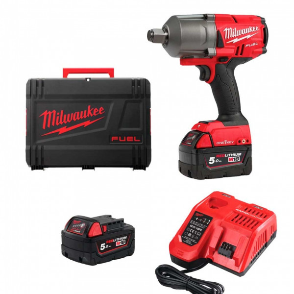 Шуруповерт Акумуляторний ударний гайковерт Milwaukee M18 ONEFHIWF34-502X
