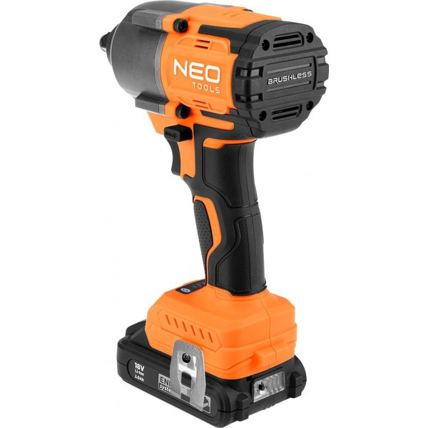 Шуруповерт Акумуляторний ударний гайковерт Neo Tools 04-608