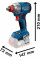 Шуруповерт Аккумуляторный ударный гайковерт Bosch Professional GDX 18V-285