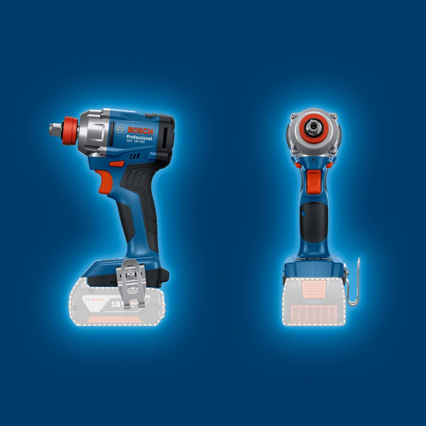 Шуруповерт Аккумуляторный ударный гайковерт Bosch Professional GDX 18V-285