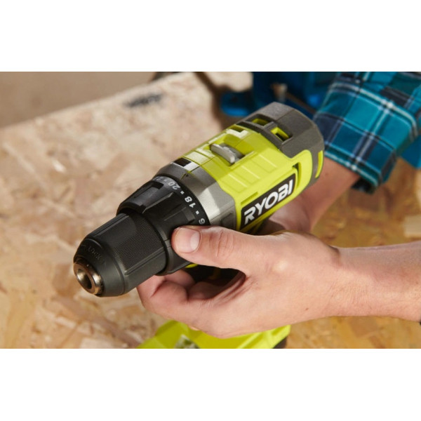 Шуруповерт Аккумуляторный дрель-шуруповерт Ryobi ONE+ RDD18-1C20S