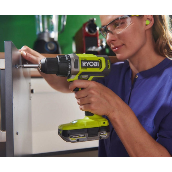 Шуруповерт Аккумуляторный дрель-шуруповерт Ryobi ONE+ RDD18-1C20S