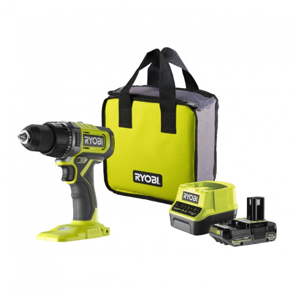 Шуруповерт Аккумуляторный дрель-шуруповерт Ryobi ONE+ RDD18-1C20S