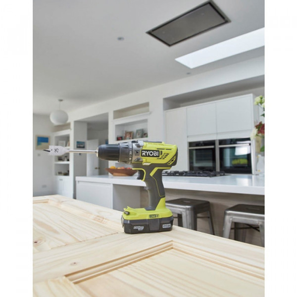Шуруповерт Аккумуляторный ударная дрель-шуруповерт Ryobi ONE+ R18PD2-215G