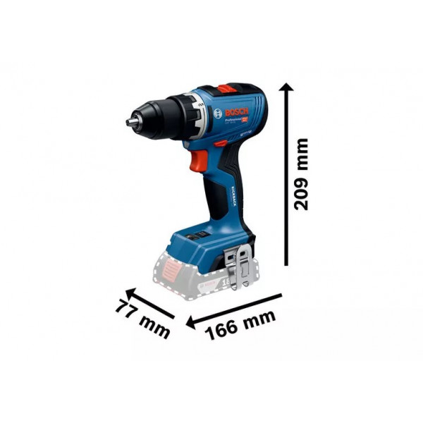 Шуруповерт Аккумуляторный дрель-шуруповерт Bosch Professional GSR 18V-65