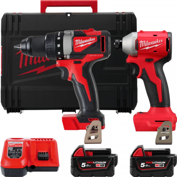 Шуруповерт Набор аккумуляторного инструмента Milwaukee M18 BLPP2A3-502X