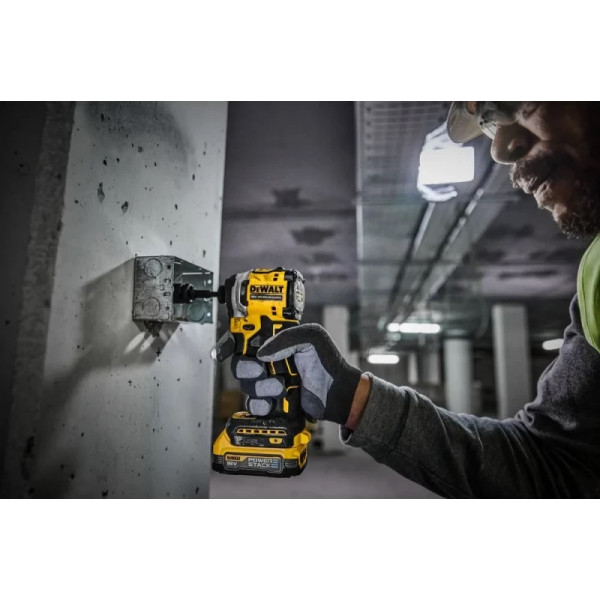Шуруповерт Аккумуляторный ударная дрель-шуруповерт DeWALT XR Li-Ion PowerStack