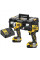 Шуруповерт Набор аккумуляторного инструмента DeWALT дриль-шурупокрут DCD709 шурупокрут ударний DCF809 акб 2х4А·год ЗП кейс