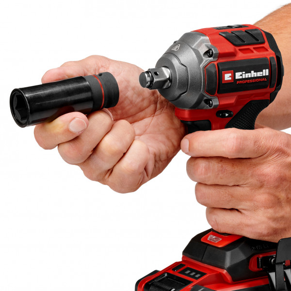 Шуруповерт Аккумуляторный ударный гайковерт Einhell Professional TP-CW 18/260-C Li BL - Solo