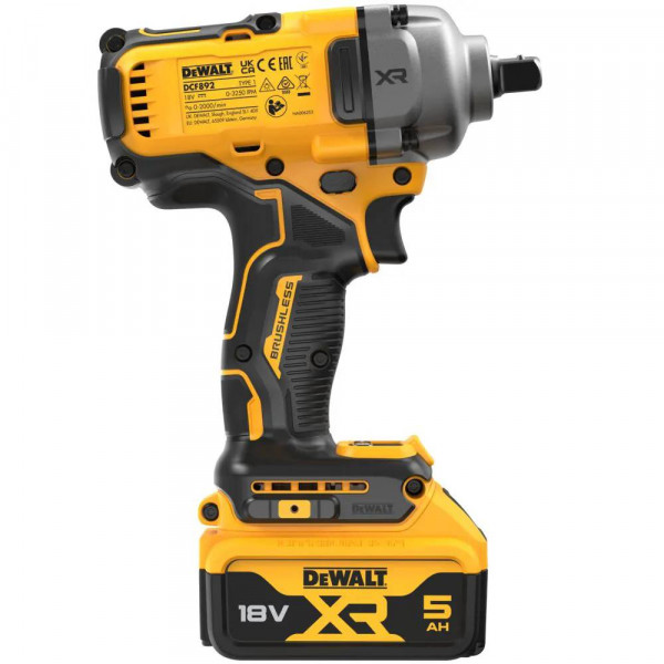 Шуруповерт Акумуляторний ударний гайковерт DeWALT DCF892P2T