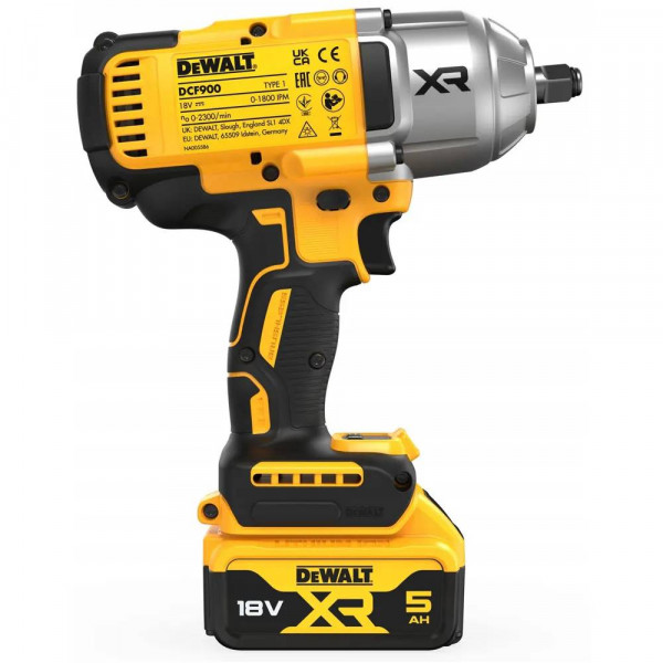 Шуруповерт Аккумуляторный ударный гайковерт DeWALT DCF900P2T