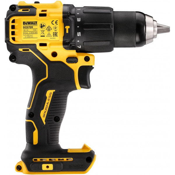 Шуруповерт Аккумуляторный ударная дрель-шуруповерт DeWALT DCD709P2T