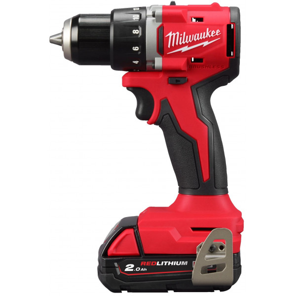 Шуруповерт Аккумуляторный дрель-шуруповерт Milwaukee M18 BLDDRC-202C
