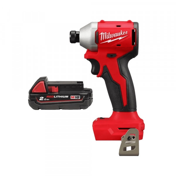 Шуруповерт Аккумуляторный ударный винтоверт Milwaukee M18 BLIDRC-0