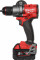 Шуруповерт Набор аккумуляторного инструмента Milwaukee M18 M18FPP2A3-502X шурупокрут-дриль M18 FPD3-0X гвинтоверт ударний M18 FID3-0X акб М18 1х5А·год ЗП M12-18FC TURBO кейс