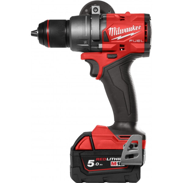 Шуруповерт Набор аккумуляторного инструмента Milwaukee M18 M18FPP2A3-502X шурупокрут-дриль M18 FPD3-0X гвинтоверт ударний M18 FID3-0X акб М18 1х5А·год ЗП M12-18FC TURBO кейс