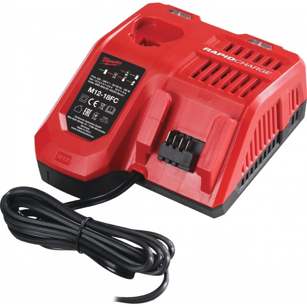 Шуруповерт Набор аккумуляторного инструмента Milwaukee M18 M18FPP2A3-502X шурупокрут-дриль M18 FPD3-0X гвинтоверт ударний M18 FID3-0X акб М18 1х5А·год ЗП M12-18FC TURBO кейс
