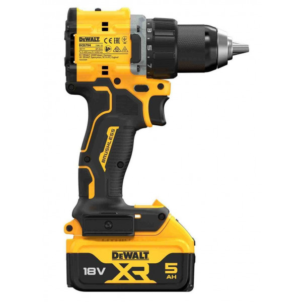 Шуруповерт Акумуляторний дриль-шуруповерт DeWALT DCD794P2T