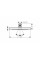 Верхний душ Hansgrohe Croma 220 1jet хром (26464000)