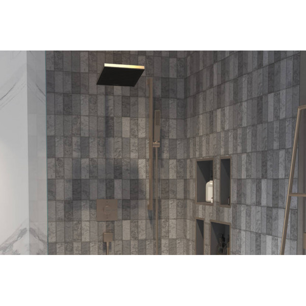 Верхний душ Hansgrohe Pulsify E 260 1jet EcoSmart+ бронзовый (24333140)