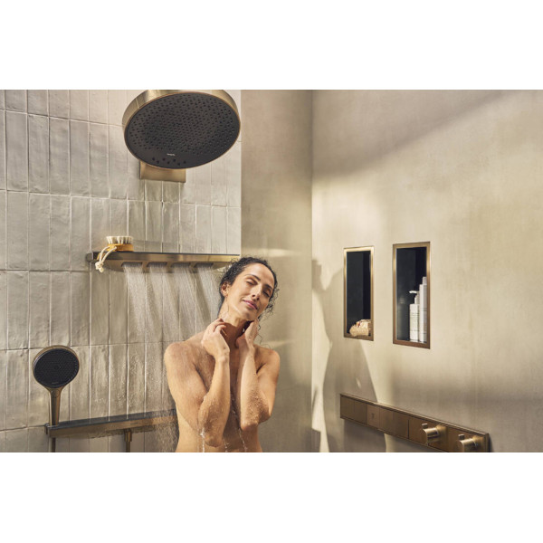 Верхний душ Hansgrohe Боковой душ - полка Rainfinity 500 1jet бронзовый (26243140)