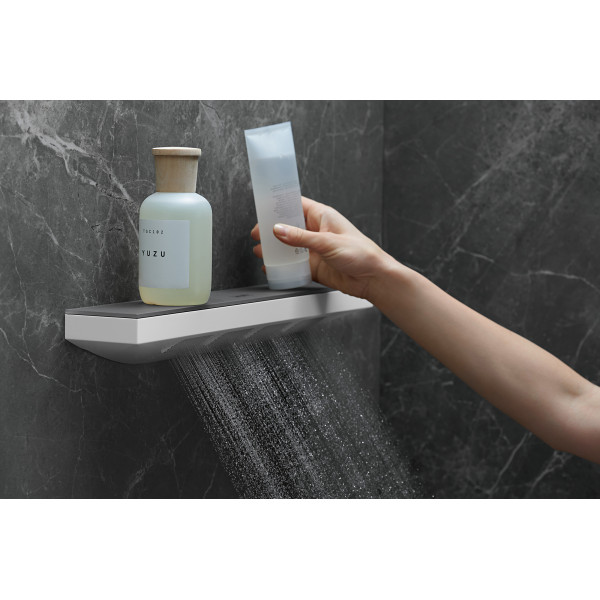 Верхній душ Hansgrohe Боковий душ - поличка Rainfinity 500 1jet білий (26243700)
