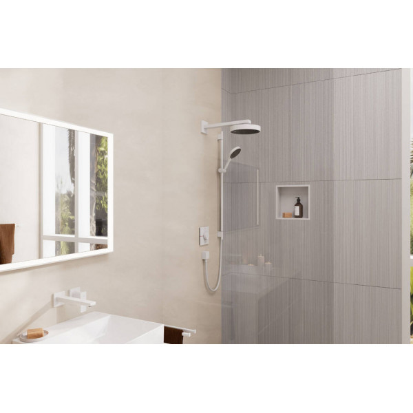 Верхній душ Hansgrohe Rainfinity 250 1jet EcoSmart білий (26229700)