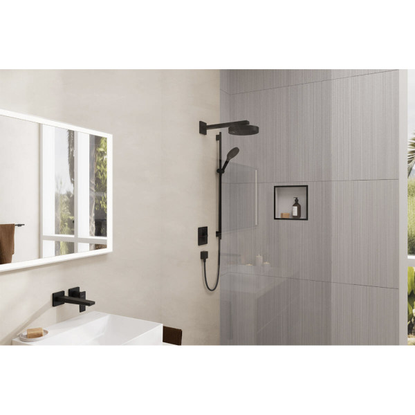 Верхній душ Hansgrohe Rainfinity 250 1jet Black Matt чорний (26228670)