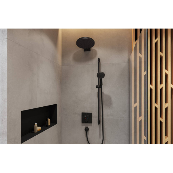 Кронштейн для верхнього душу Hansgrohe Pulsify 260 чорний (24149670)