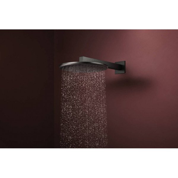 Верхній душ Hansgrohe Raindance Alive S 300 2jet EcoSmart з тримачем чорний хром (24541340)