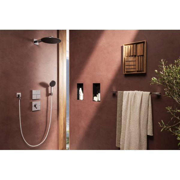 Верхній душ Hansgrohe Raindance Alive S 300 2jet EcoSmart з тримачем хром (24541000)