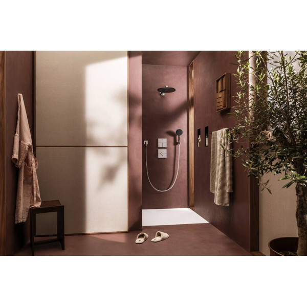 Верхній душ Hansgrohe Raindance Alive S 300 2jet EcoSmart з тримачем хром (24541000)