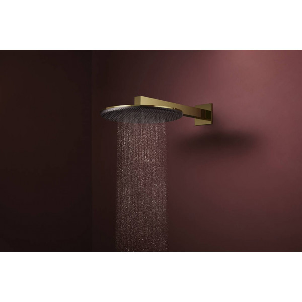 Верхній душ Hansgrohe Raindance Alive S 300 2jet EcoSmart з тримачем золотий (24541990)