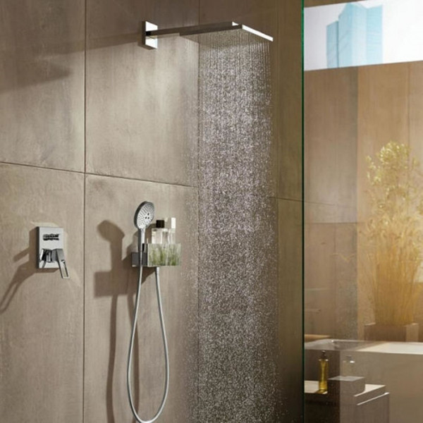 Верхний душ Hansgrohe Raindance Select E 300 1jet Air с держателем 390 мм EcoSmart 9 л/мин хром (26239000)